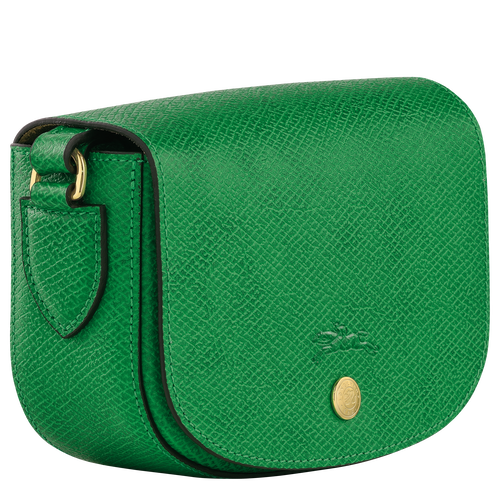Épure Bolso bandolera XS , Cuero - Verde - Vista 3 de 4