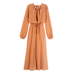 Long dress , Amber - Crepe jersey