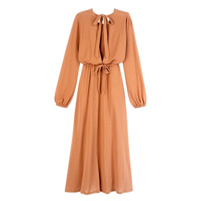 Long dress , Amber - Crepe jersey