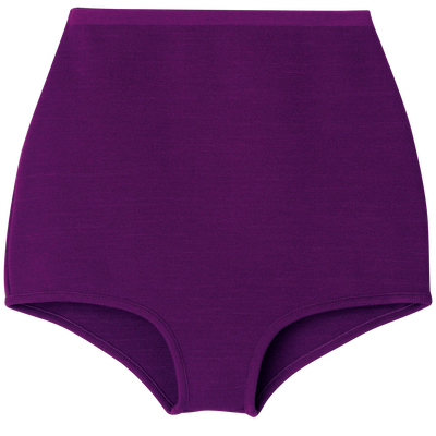 High-waisted panty , Violet - Knit