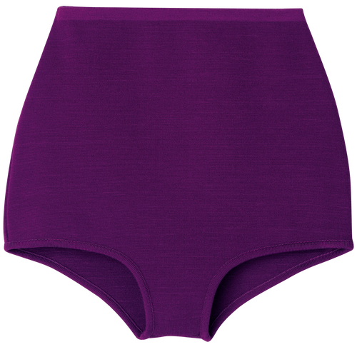 High-waisted panty , Violet - Knit - View 1 of 1