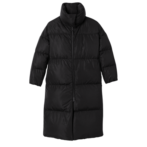 Fall-Winter 2022 Collection Long puffer jacket, Black