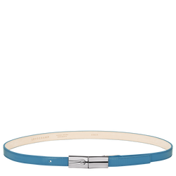 Le Roseau Ladies' belt , Azure - Leather