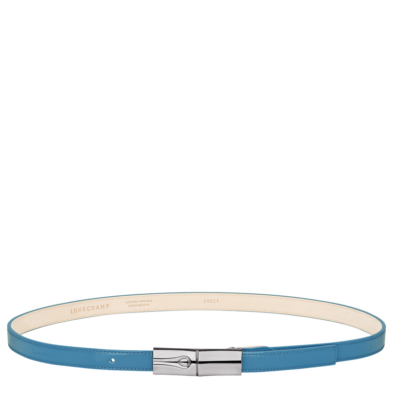 Dameng&uuml;rtel Le Roseau , Leder - Azurblau  - Ansicht 1 von 2