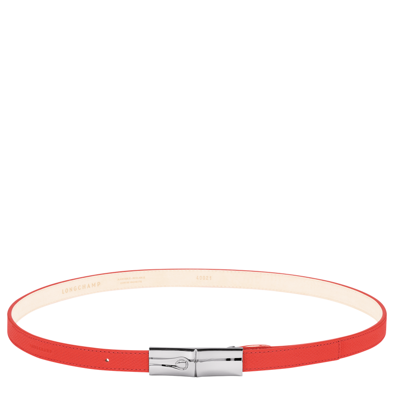 Ceinture Femme Le Roseau , Cuir - Vermillon  - Vue 1 de 2