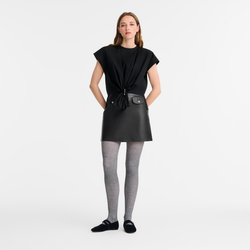Top , Black - Popelin