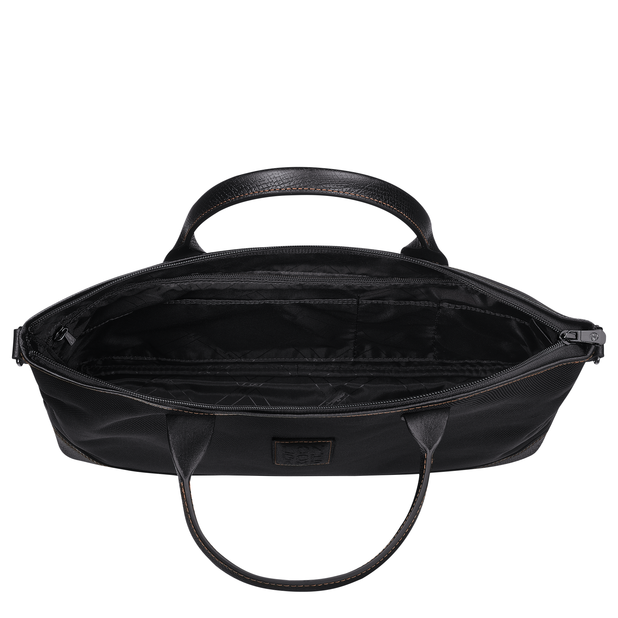 Boxford S Briefcase Black - Recycled canvas | Longchamp US Boxford S Briefcase Black - Recycled canvas | Longchamp US