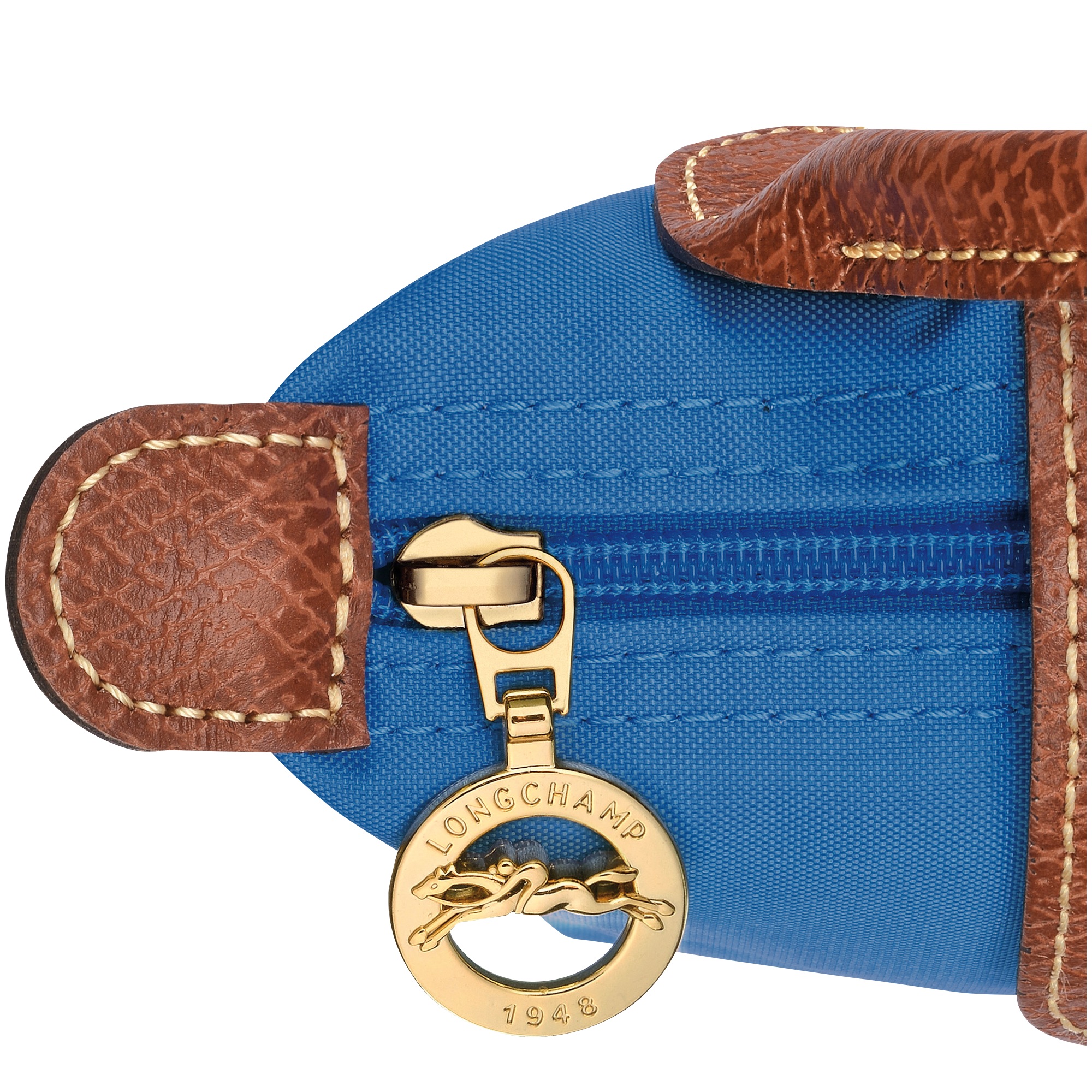 Le Pliage Original Pouch with handle Cobalt - Recycled canvas (34175089P78)