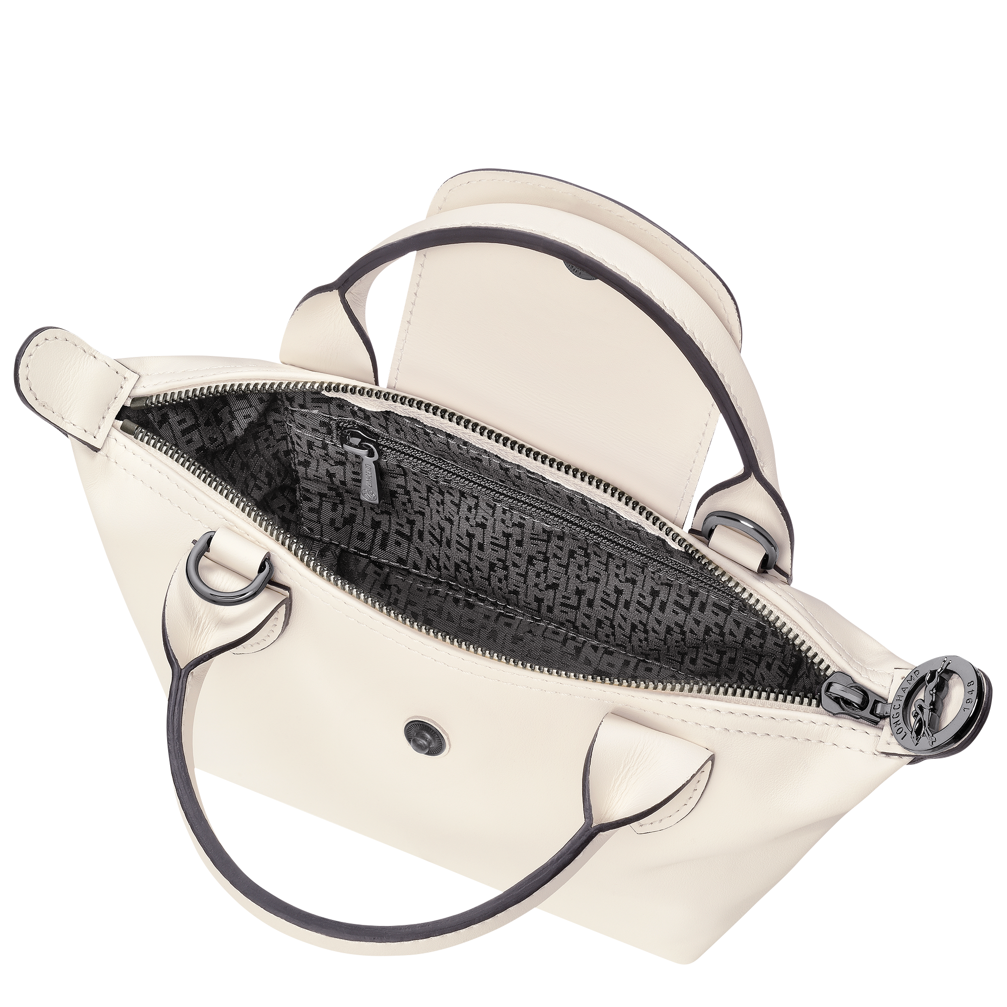 Le Pliage Xtra Tas met handgreep aan de bovenkant XS, Ecru