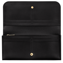 Box-Trot Continental wallet , Black - Leather