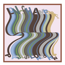 L'Arc-en-ciel Silk scarf 70 , Cognac - Silk