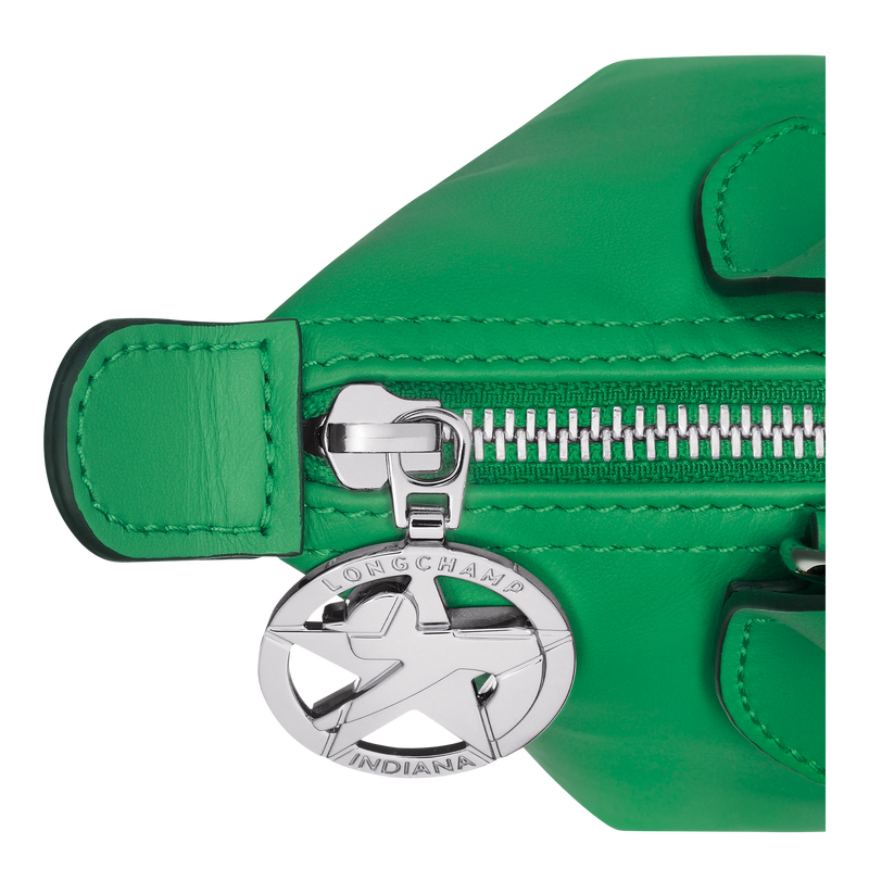 Longchamp x Robert Indiana 系列 手提包 XS , 綠色 - 皮革  - 查看 5 5