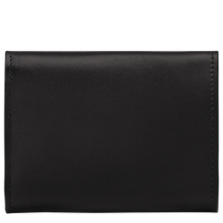 &Eacute;pure Compact wallet , Black - Leather