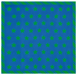 Étole Le Pliage Casaque , Autre - Cobalt/Gazon