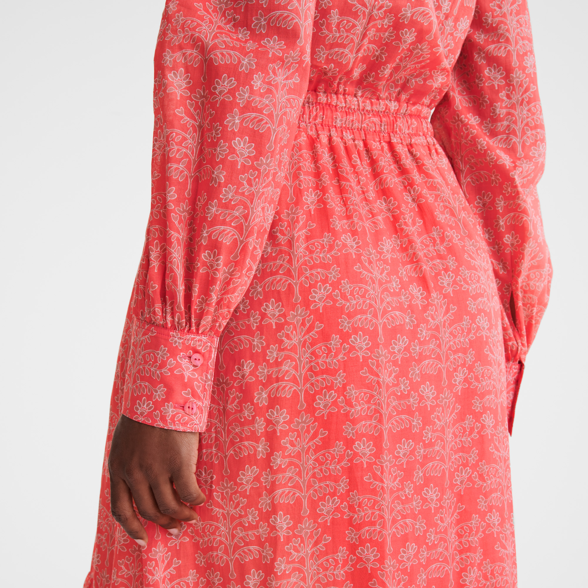 Long dress, Tomato - View 4 of
        5 - zoom in null Long dress, Tomato