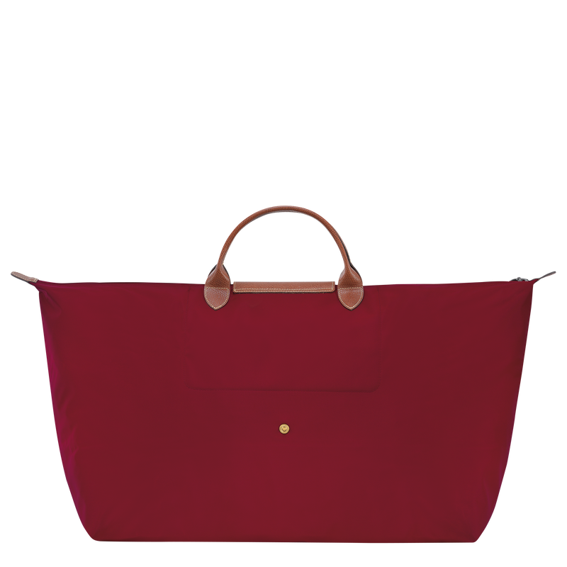 Le Pliage Original M Travel bag , Red - Recycled canvas  - View 4 of 5