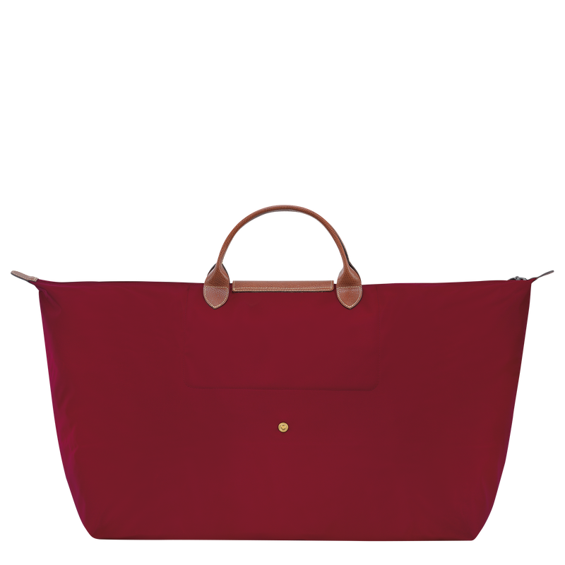 Le Pliage Original M Travel bag , Red - Recycled canvas  - View 4 of  5