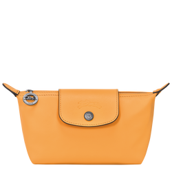 Le Pliage Xtra Pouch , Apricot - Leather