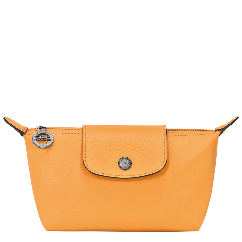 Le Pliage Xtra Pouch , Apricot - Leather  - View 1 of  4
