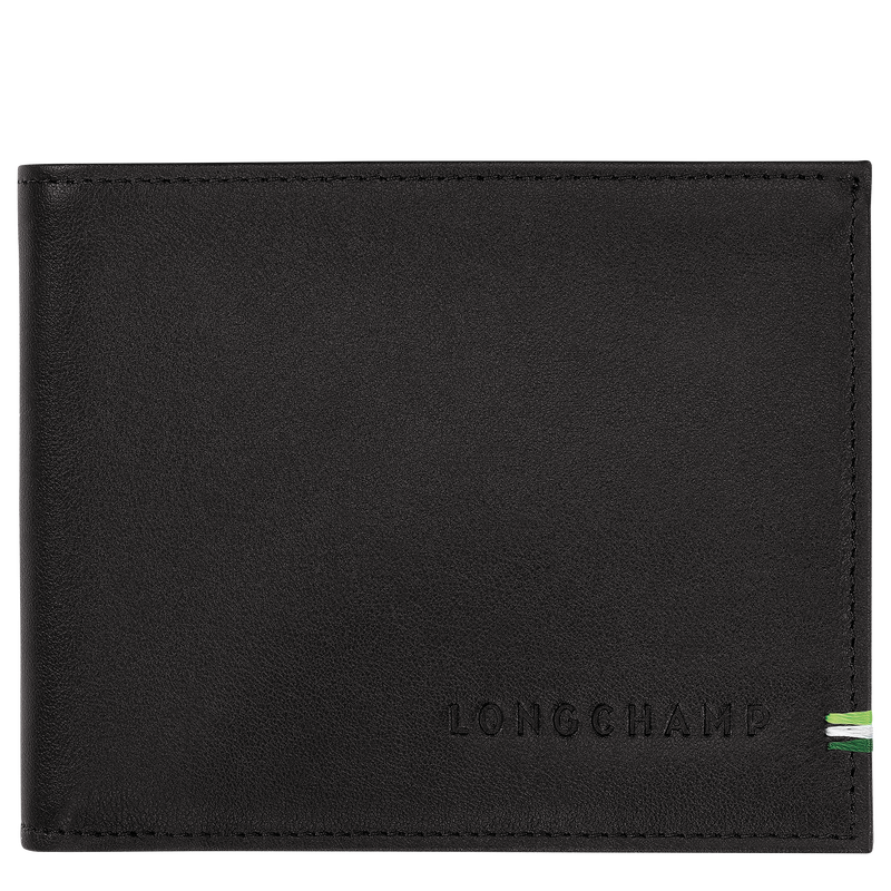 Longchamp sur Seine Wallet , Black - Leather  - View 1 of 3