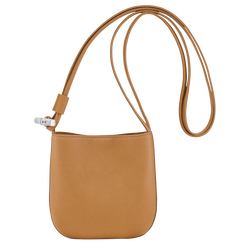 Le Roseau S Crossbody bag , Walnut - Leather