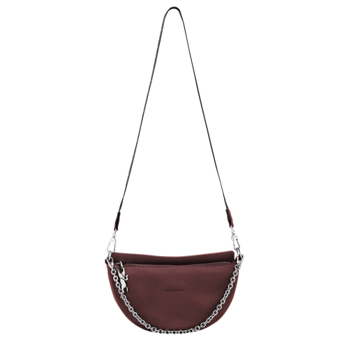 Smile S Crossbody bag , Plum - Leather - View 5 of 5