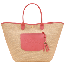 Le Pliage Collection L Basket bag , Blush - Canvas