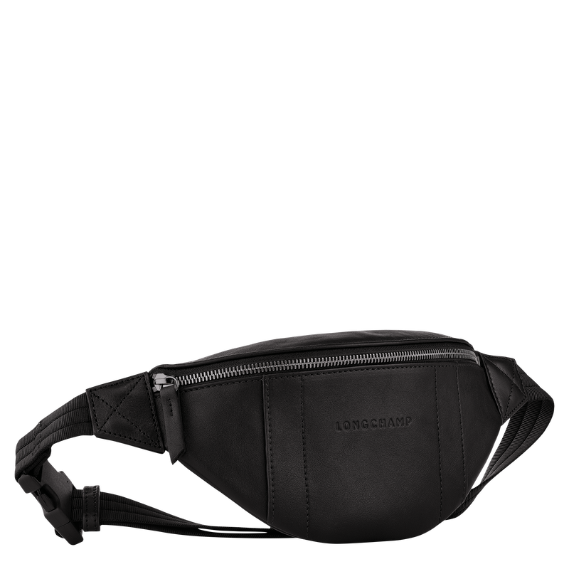 Longchamp 3D Riñonera S , Cuero - Negro  - Vista 3 de 5