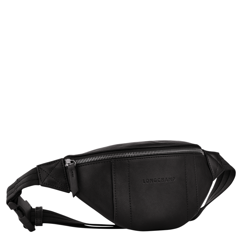 Longchamp 3D 腰包 S , 黑色 - 皮革  - 查看 3 5