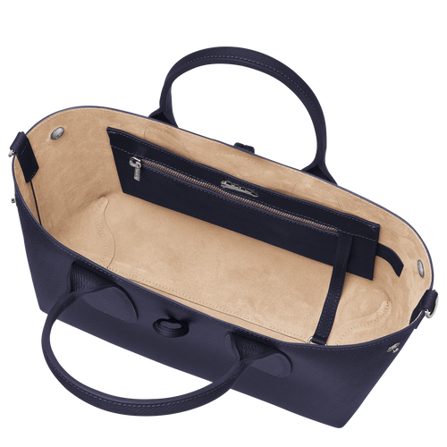 Roseau M Handbag Bilberry Leather Longchamp CA