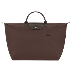 Le Pliage Green L Travel bag , Mocha - Recycled canvas