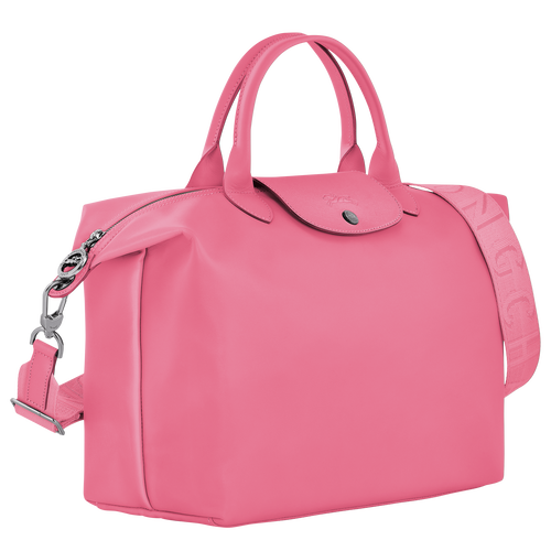 Le Pliage Xtra L Handbag , Pink - Leather - View 3 of  6