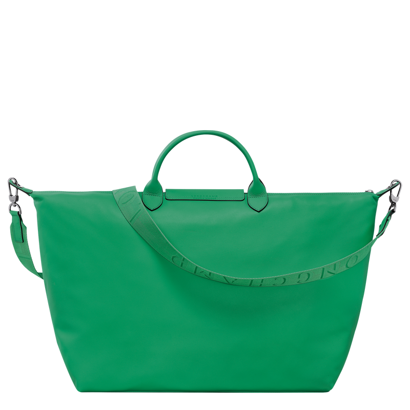 Le Pliage XTRA L Travel bag Green Leather Longchamp US