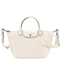 Handtasche S Le Pliage Xtra , Leder - Ecru