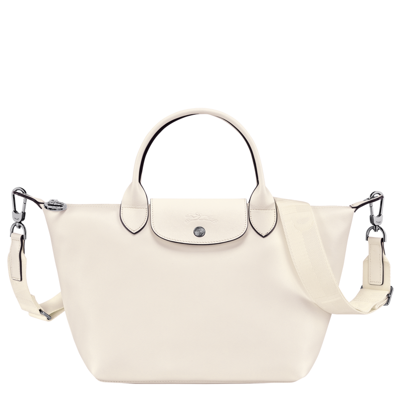 Handtasche S Le Pliage Xtra , Leder - Ecru  - Ansicht 1 von 6