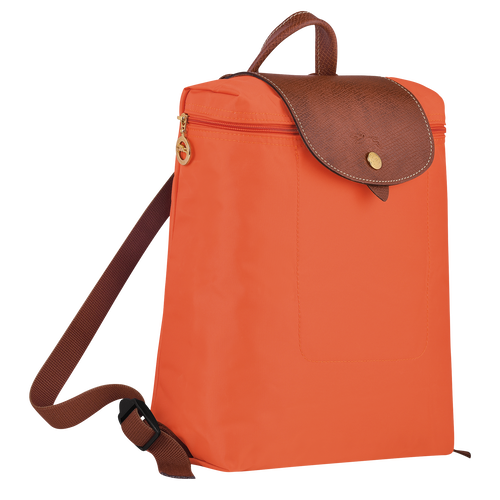 Le Pliage Original M Backpack Orange Recycled canvas Longchamp GB