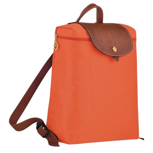 Le Pliage Original M Backpack , Orange - Recycled canvas - View 3 of 7