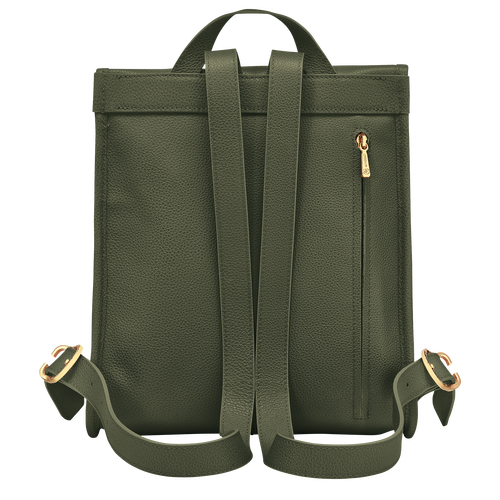 Rucksack Le Foulonné , Leder - Khaki - Ansicht 3 von 3