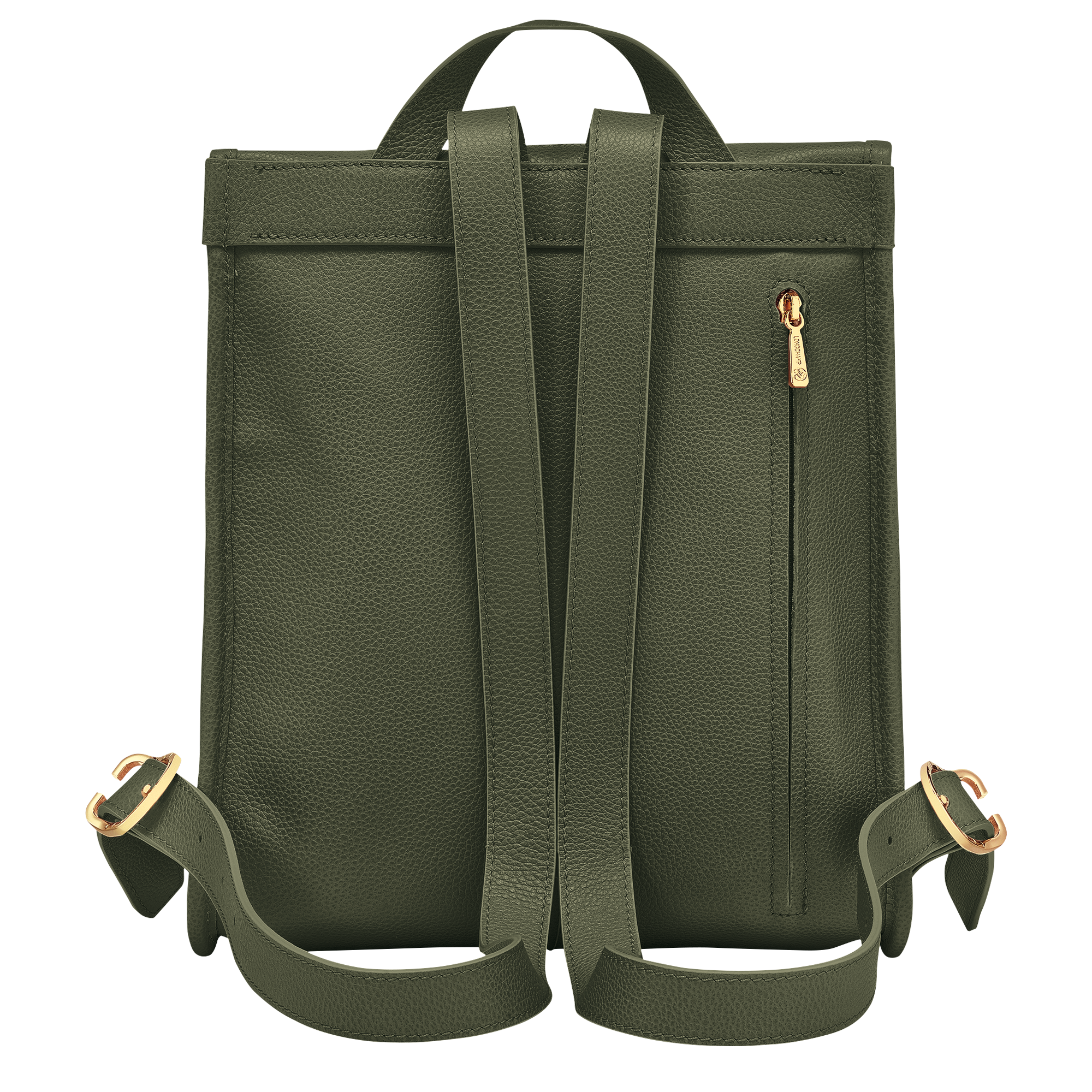Backpack M, Khaki - View 3 of
3 - zoom in Le Foulonné Backpack M, Khaki