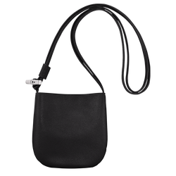 Le Roseau S Crossbody bag , Black - Leather