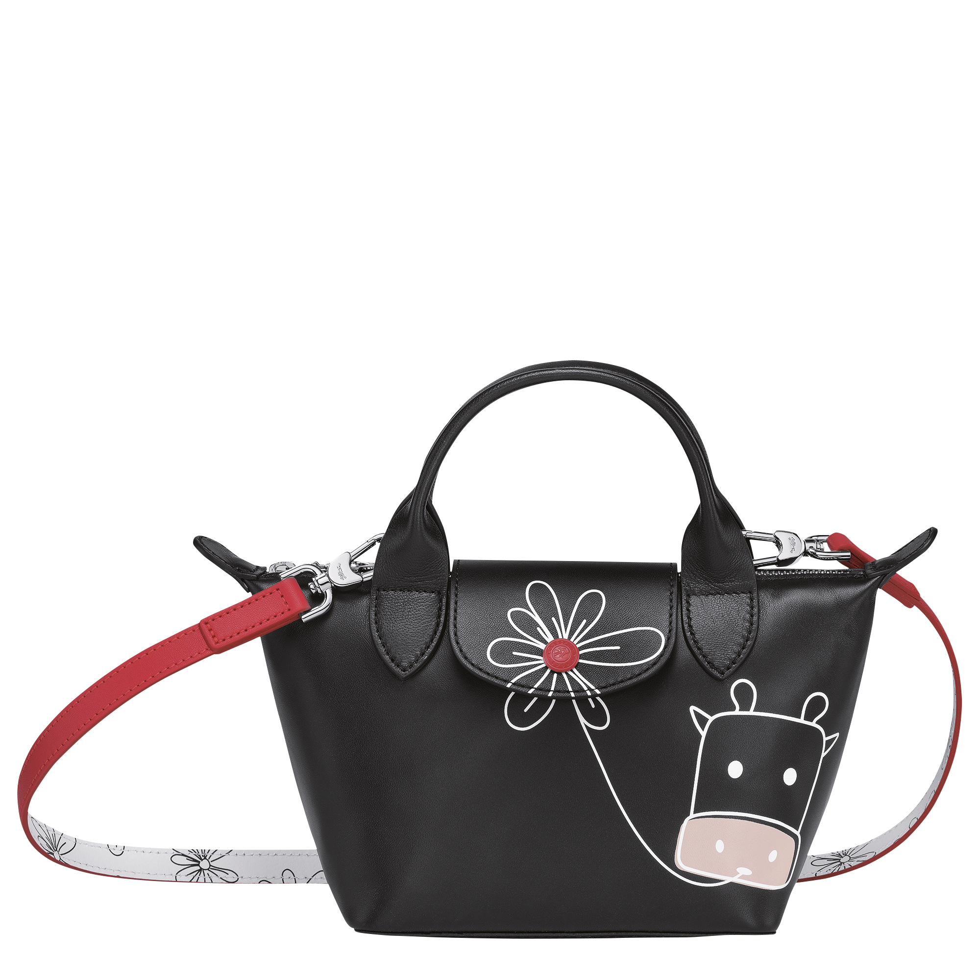longchamp leather sling bag