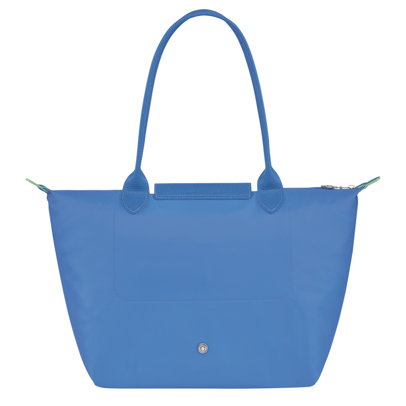 Le Pliage Green M Tote bag , Cornflower - Recycled canvas  - View 4 of 5