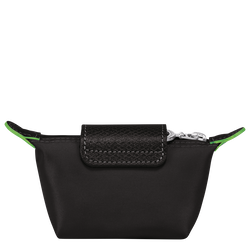 Le Pliage Green Monedero , Lona reciclada - Negro