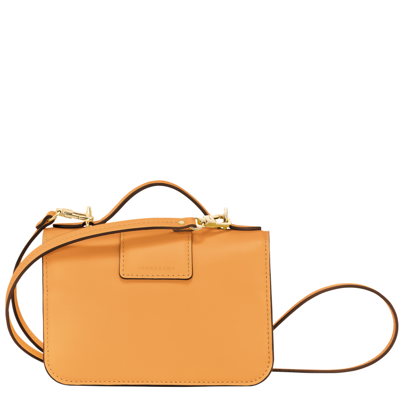 Box-Trot XS Crossbody bag , Apricot - Leather  - View 4 of  5