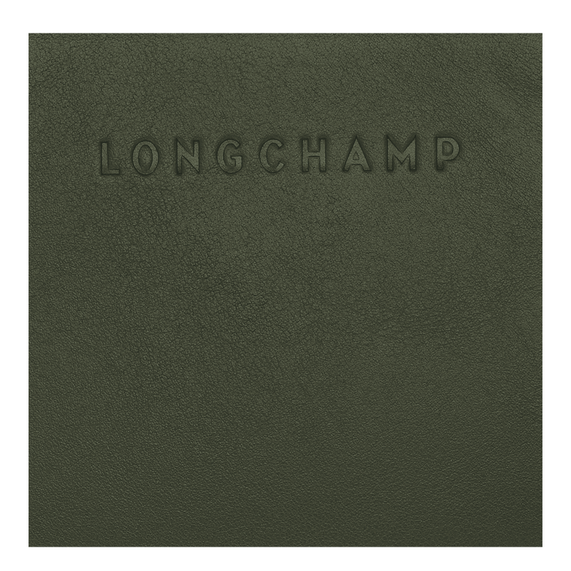 Geldbörse Longchamp 3D , Leder - Khaki  - Ansicht 4 von 4