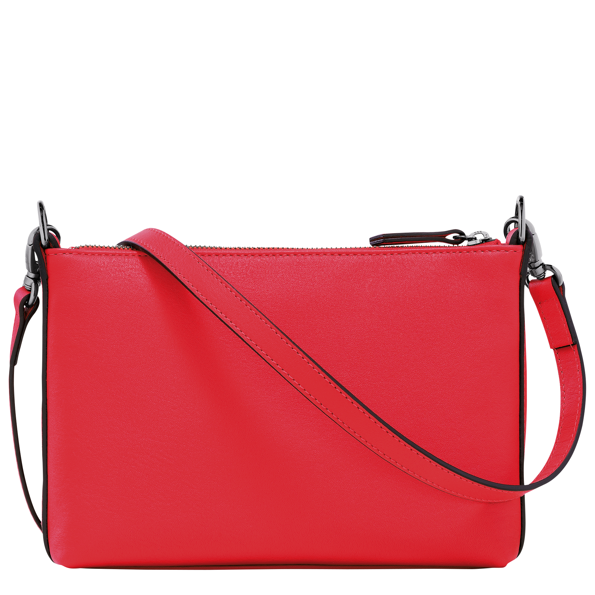 Longchamp 3D 斜背袋 S, 紅色