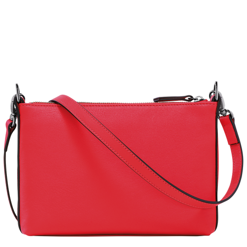 Longchamp 3D 斜背袋 S , 紅色 - 皮革 - 查看 4 4