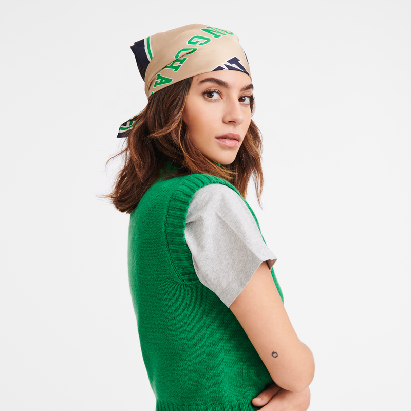 Longchamp silk scarf shop