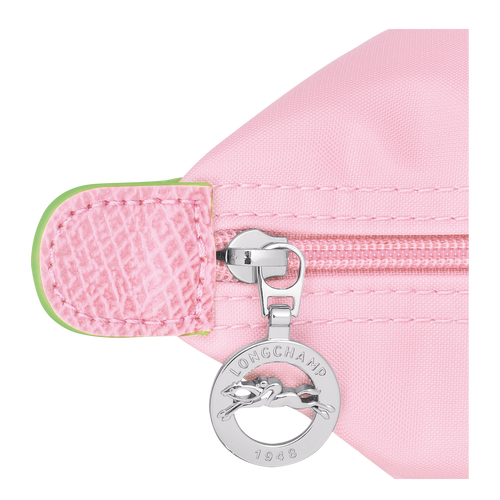 Le Pliage Green L Tote bag , Pink - Recycled canvas - View 4 of 5