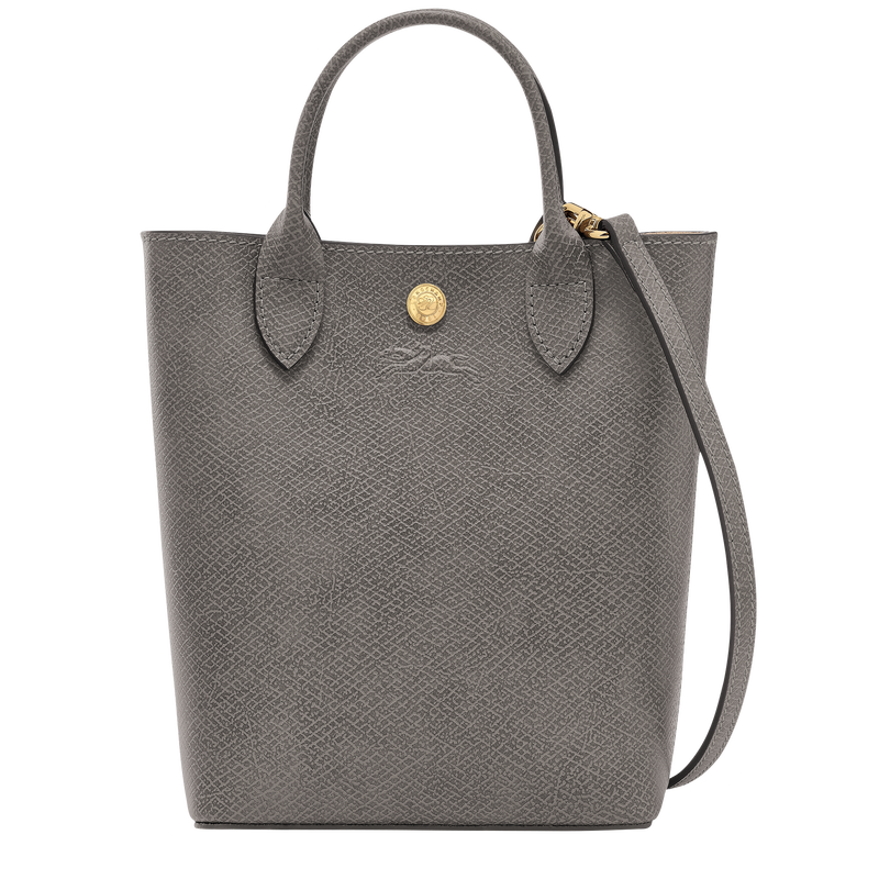 Shopping bag XS Épure , Pelle - Tortora  - View 1 of  6
